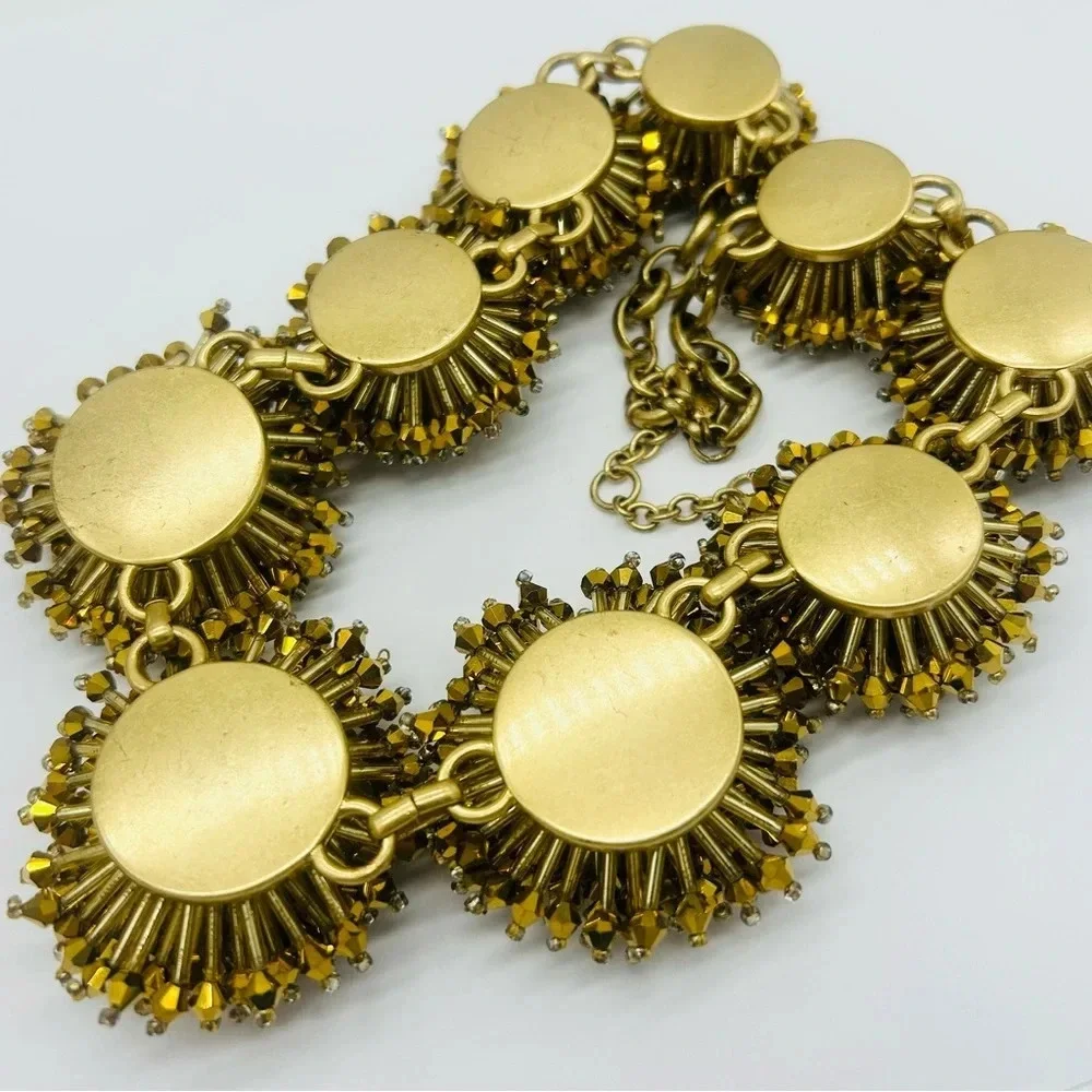 J. Crew Gold Firecracker Necklace